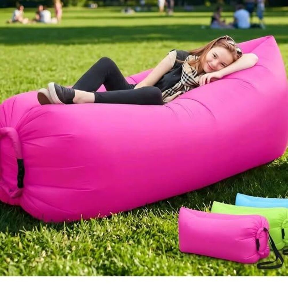 Inflatable Air Lounger Wind Sofa RARE TURTLE PRINT